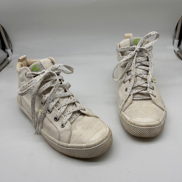 Cariuma Shoes - Cariuma OCA High Off-White Canvas Sneakers 100303W01W Womens 9 Mens 7.5